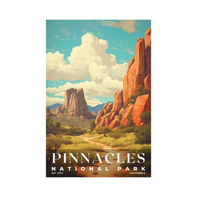 Pinnacles National Park Poster, Travel Art, Office Poster, Home Decor | S6 - image1